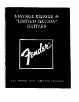 Fender Reissue-Blue-Flower-Stratocaster-Japan1986 - Owners Manual